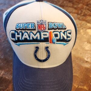 NWT Indianapolis Colts Super Bowl XLI Champions 2007 On Field Reebok
